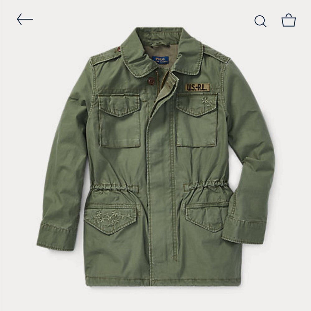 Girls Polo fatigue Jacket M